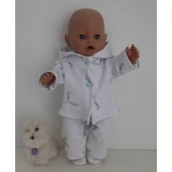 tussenjas met broek baby born 43cm