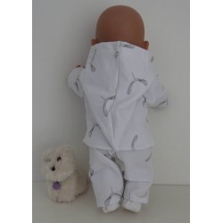 tussenjas met broek baby born 43cm