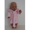 badjas roze met puntmuts baby born 43cm