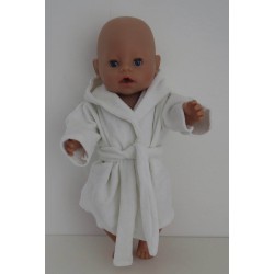 badjas met puntmuts baby born 43cm