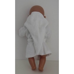 badjas met puntmuts baby born 43cm