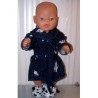 ochtendjas blauw sneeuwpoppen baby born 43cm