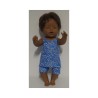 zomerpyjamablauw stippen baby born 43cm