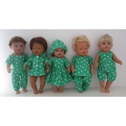 gift set groen sterren   baby born 43cm