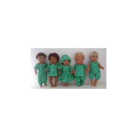 gift set groen sterren   baby born 43cm