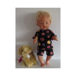 slaapset uilen baby born 43cm