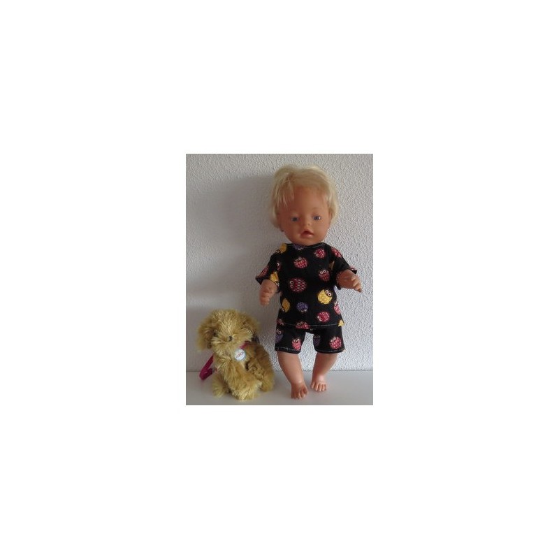 slaapset uilen baby born 43cm