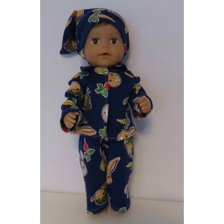 pyjama peter konijn baby born 43cm