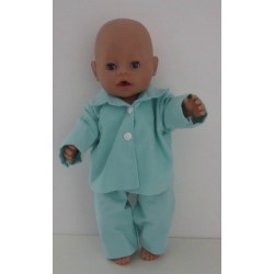 pyjama mint  baby born 43cm