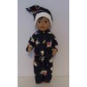 pyjama blauw eend baby born 43cm