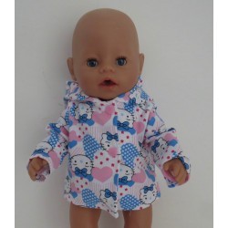 tussenjas hello kitty  baby born 43cm