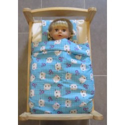 dekbed setje blauw kat