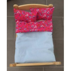 dekbed setje hard roze bloemen met deken