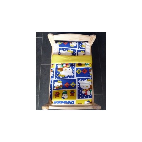 dekbsetje hello kitty blauw