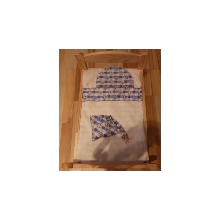 lakensetje rozadotje blauw