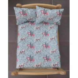 dekbed setje blauw eenhoorns