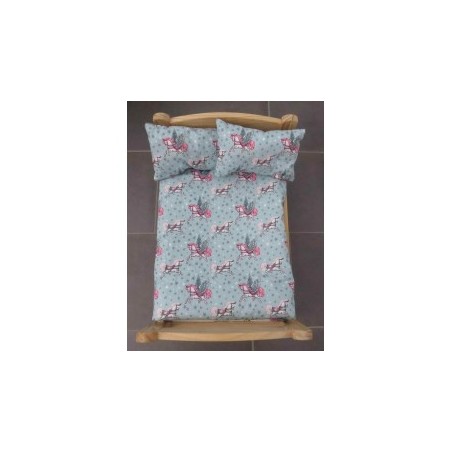 dekbed setje blauw eenhoorns