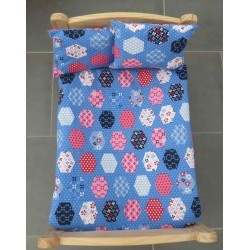 dekbed setje blauw