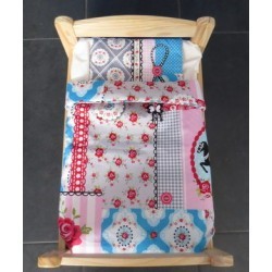 dekbed setje aqua blauw