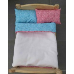 lux dekbed setje roze blauw