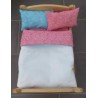 lux dekbed setje roze blauw