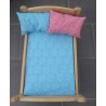 lux dekbed setje roze blauw