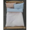 lux dekbed setje met blauw