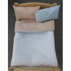 lux dekbed setje met blauw