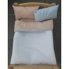 lux dekbed setje met blauw
