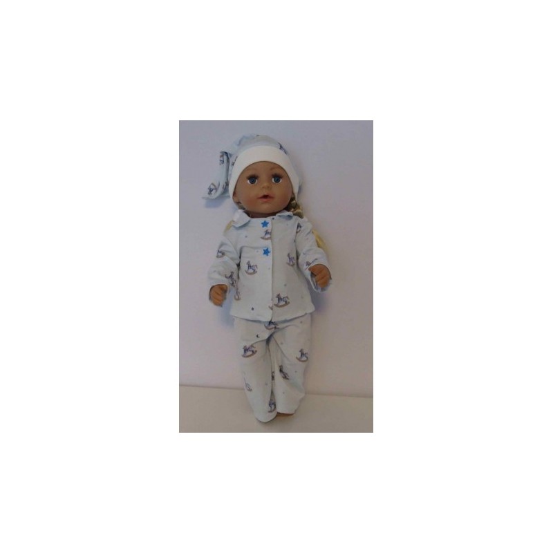pyjama hobbelpaard baby born 43cm