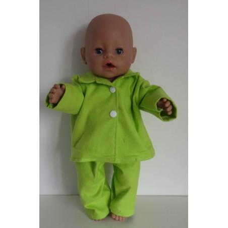 pyjama groen baby born 43cm
