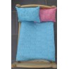 lux dekbed setje midden roze met blauw