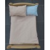 lux dekbed setje met blauw