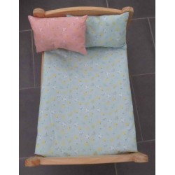 lux dekbed setje oud roze met mint