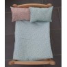 lux dekbed setje oud roze met blauw