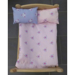 lux dekbed setje roze met lila