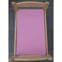 lux dekbed setje midden roze met mint
