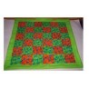 quilt oranje met groen
