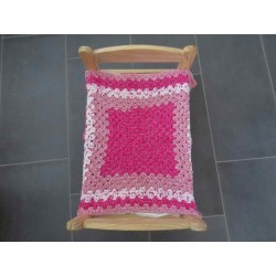 gehaakte deken roze chinelle