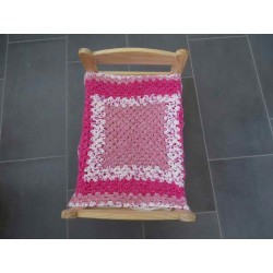 gehaakte deken roze chinelle