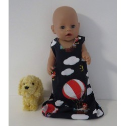 slaapzak blauw joki baby born 43cm
