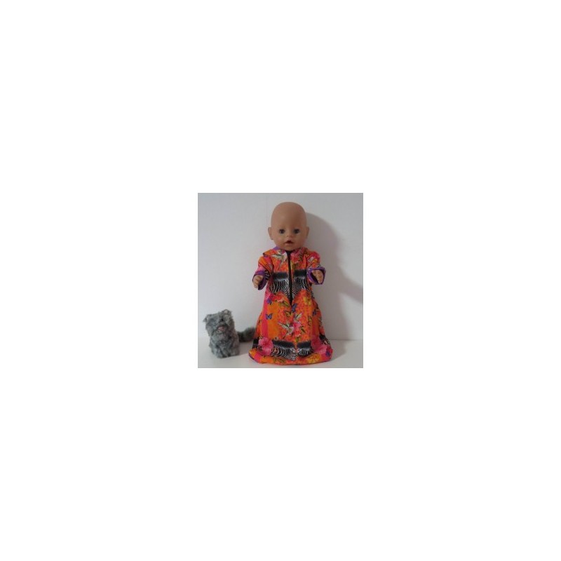 slaapzak mouwen zeebra baby born 43cm