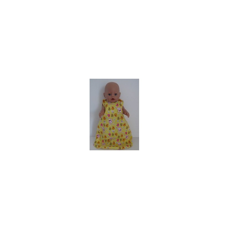slaapzak geel konijnen baby born 43cm