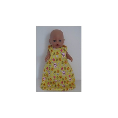slaapzak geel konijnen baby born 43cm