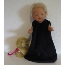 slaapzak donker blauw baby born 43cm