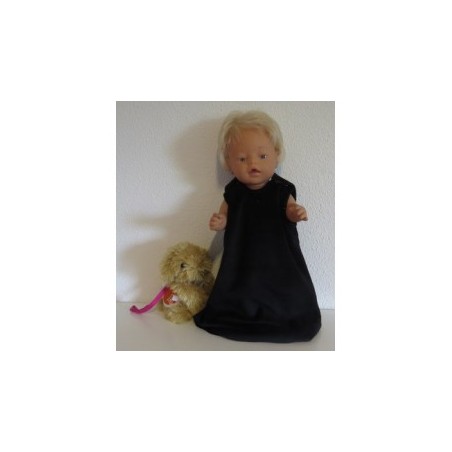 slaapzak donker blauw baby born 43cm