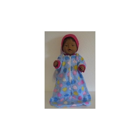 slaapzak blauw dieren baby born 43cm