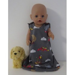slaapzak grijs dieren baby born 43cm