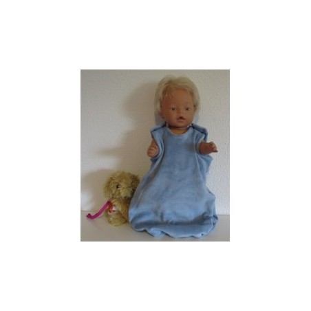 slaapzak blauw baby born 43cm