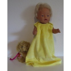 slaapzak geel baby born 43cm